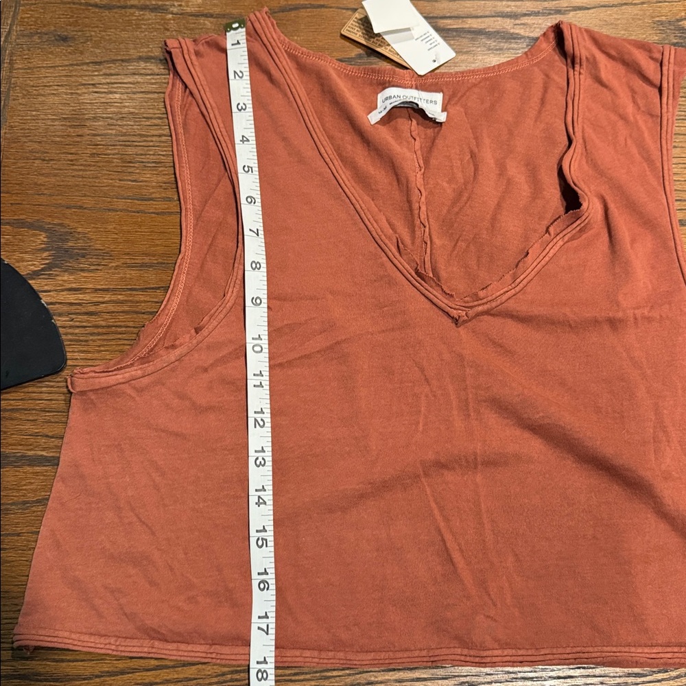 Urban Outfitters 100% Cotton Terra Cotta Tank Size M - Picture 8 of 8